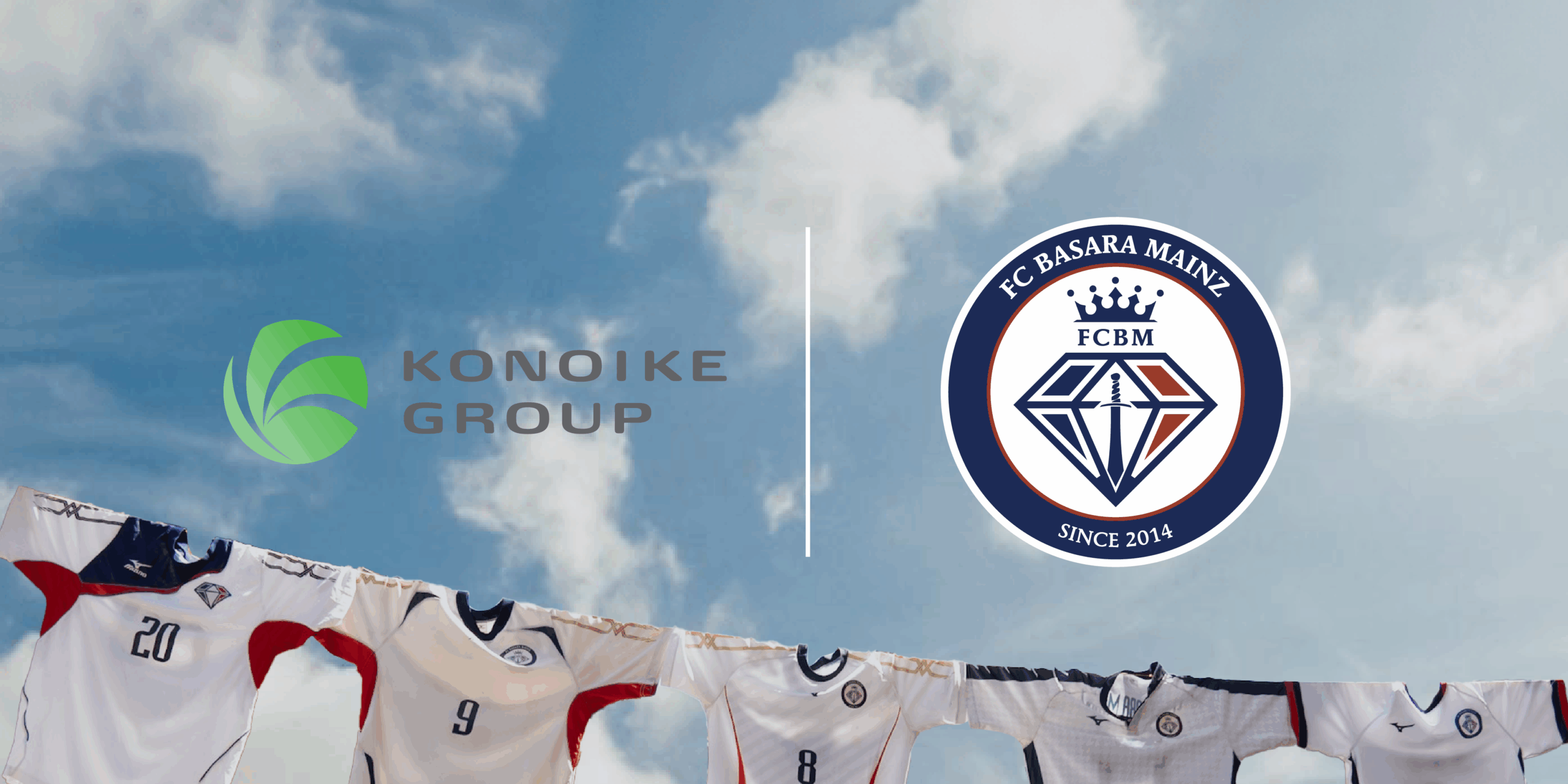 Bekanntgabe des Trikot-Sponsorings mit KONOIKE Group